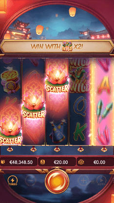 ตัวอย่างเข้าฟรีสปินเกม Wild Fireworks