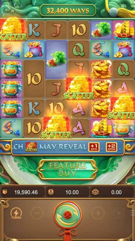 ตัวอย่างการเข้า Scatter เกม Ways of the Qilin